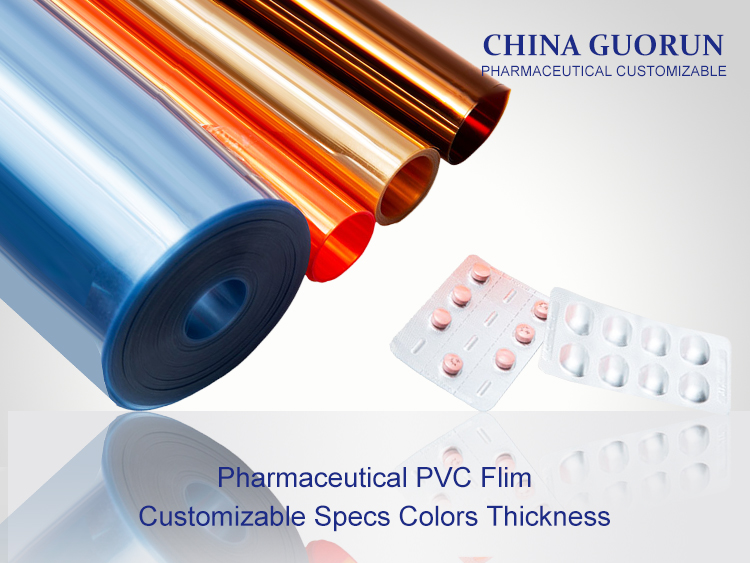 Pharmaceutical PVC Flim - Customizable Specs Colors Thickness